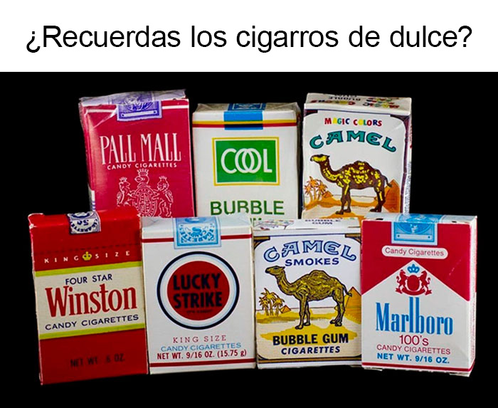 Sí, ¡las tiendas de golosinas de la esquina los vendían!