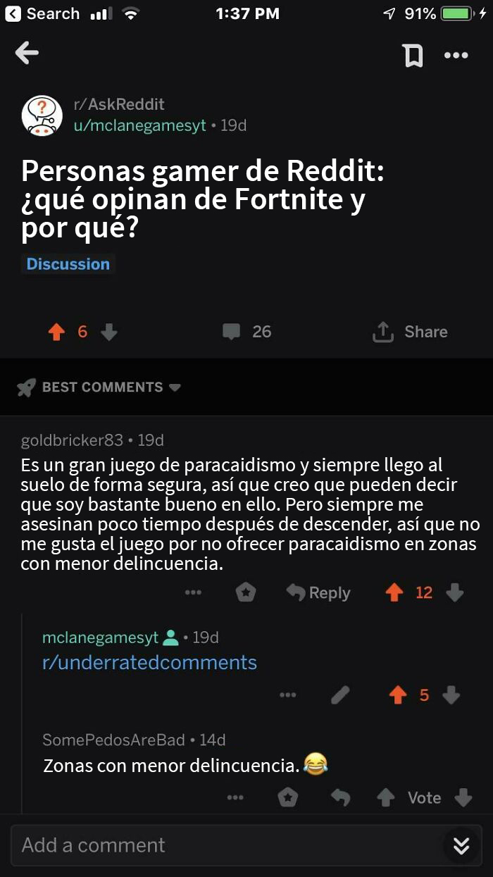 Una forma interesante de describir Fortnite