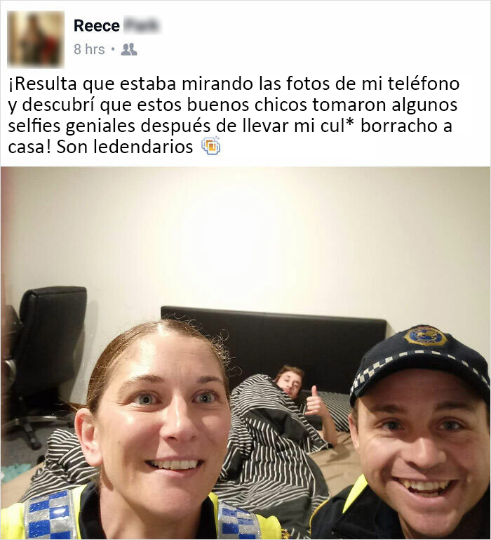 Después de caer incosciente una noche, ¡mi compañero se despertó con un selfie en su teléfono!