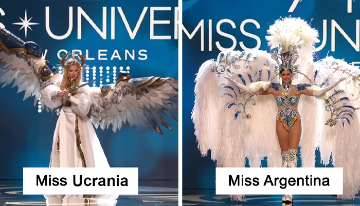20 Concursantes de Miss Universo luciendo inspirados «trajes nacionales» de fantasía