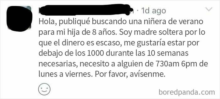 A una madre soltera le gustaría pagar menos de $2 por hora para el cuidado de los niños