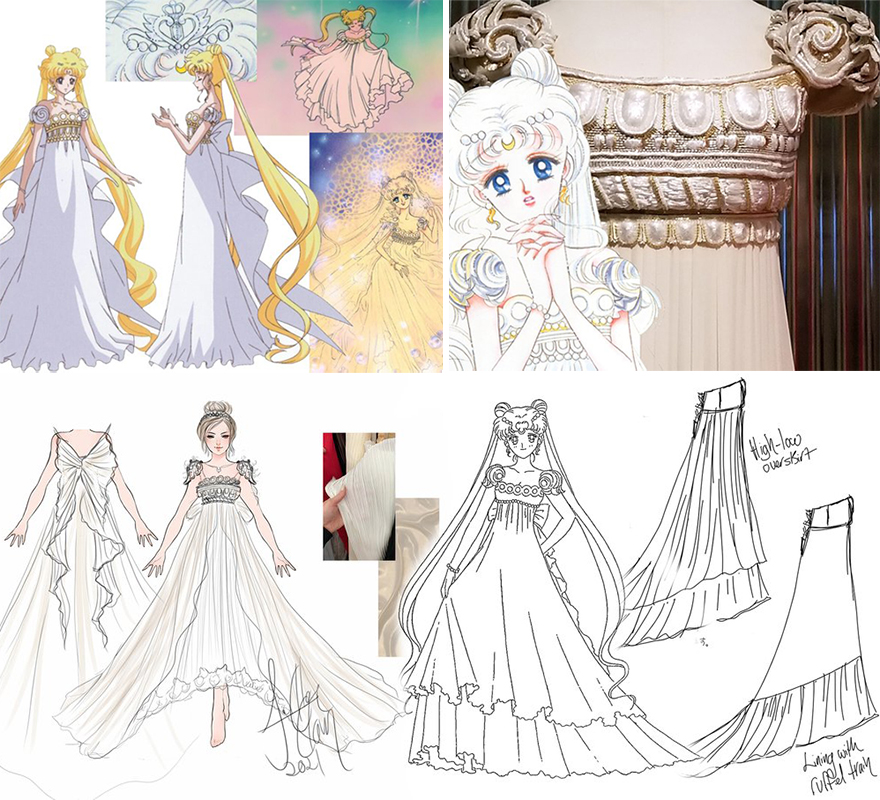 Te gusta Sailor Moon? ¡Entonces te encantará este vestido de novia! | Bored  Panda