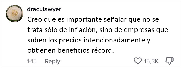 Esta mujer pone la inflación en perspectiva comprando lo mismo en 2020, 2022 y 2023