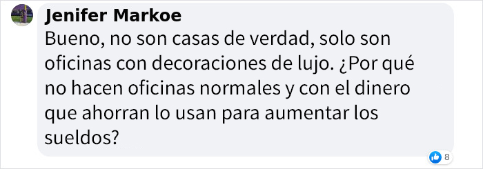 Cuando tu jefe les construye a todos sus propias casitas: TikToker muestra las extravagantes oficinas en las que trabaja