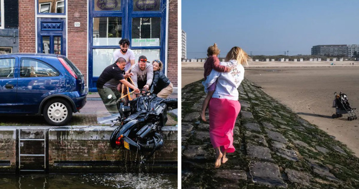 Este fotógrafo belga capta escenas divertidas y extraordinarias de la vida cotidiana (30 fotos nuevas)
