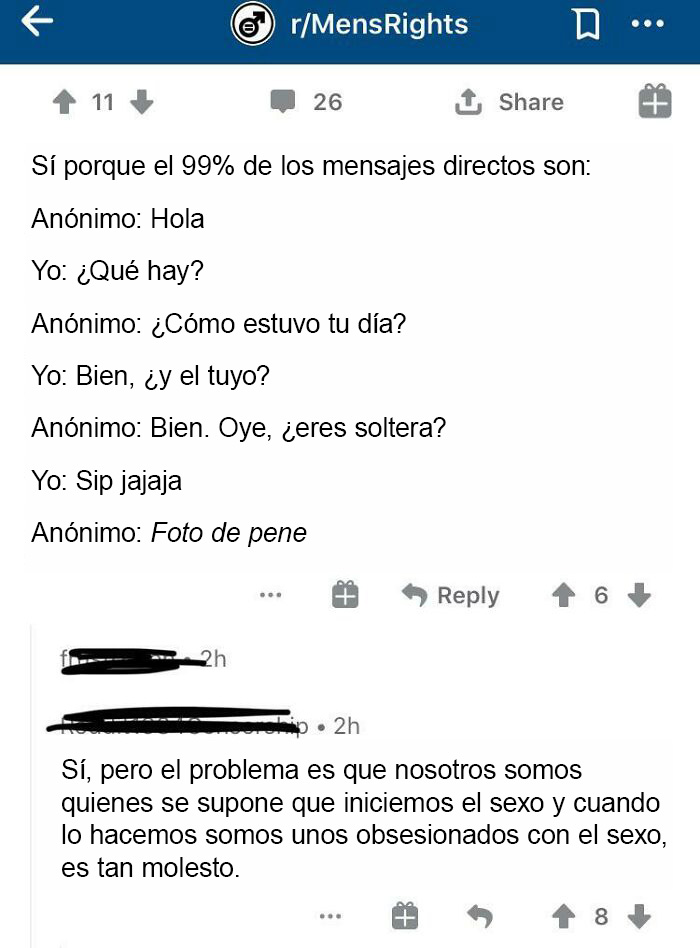 A un tipo le molesta que enviar fotos de penes a desconocidas le haga ser tachado injustamente de "obsesionado con el sexo"