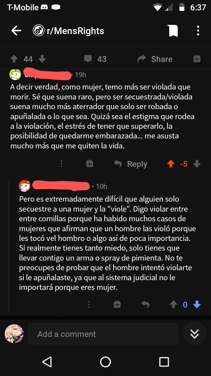 Decidí echar un vistazo al subreddit porque había oído lo tóxico que es. Madre mía