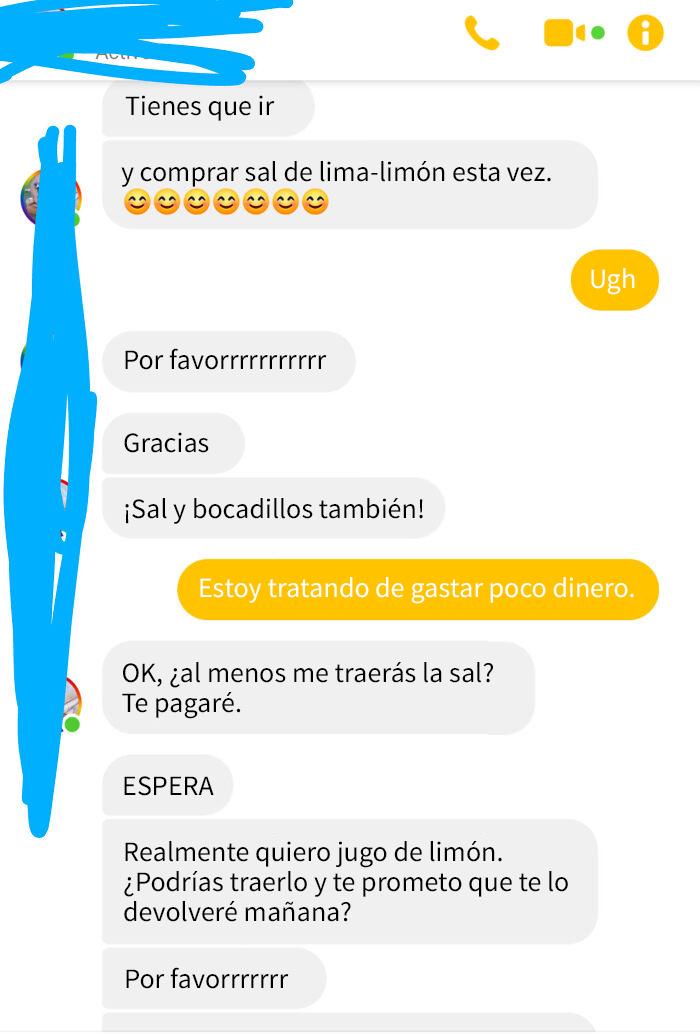 Mi compañera de casa se gastó su sueldo demasiado rápido otra vez, así que le ofrecí comprar licor. Se convirtió en esto