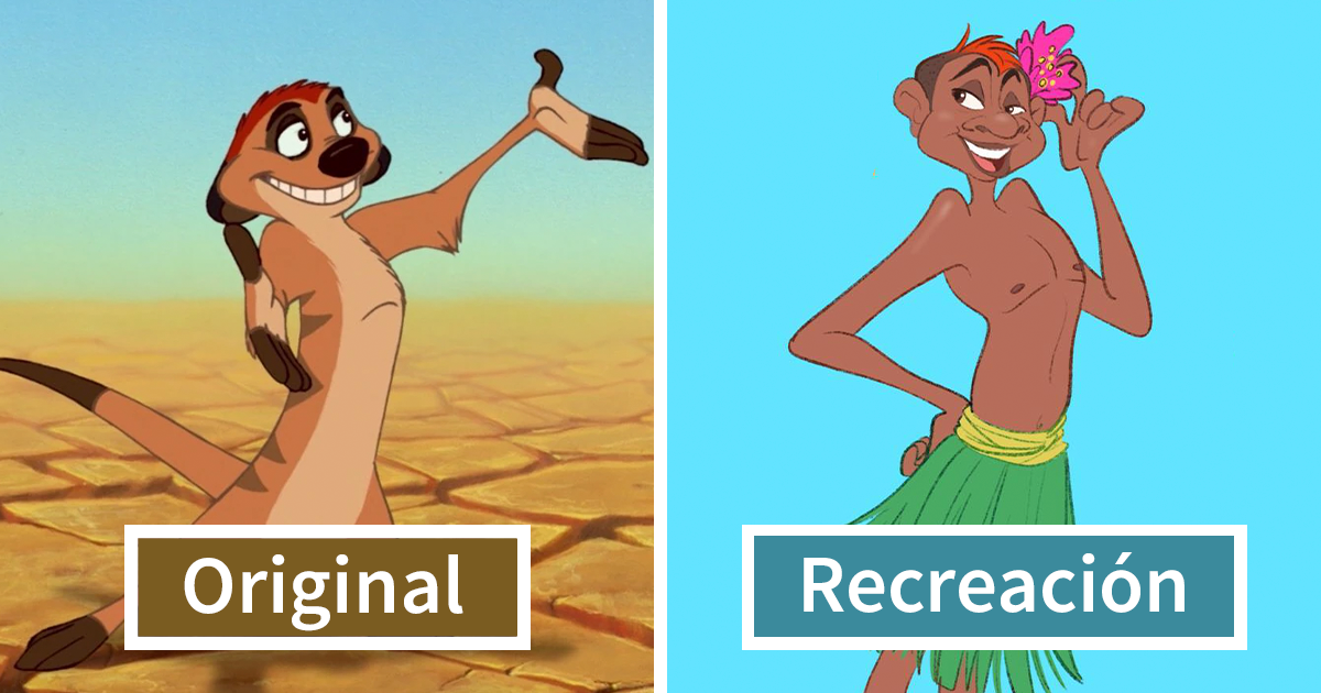 Este artista muestra cómo se verían estos icónicos personajes de Disney si fueran humanos (30 imágenes nuevas)