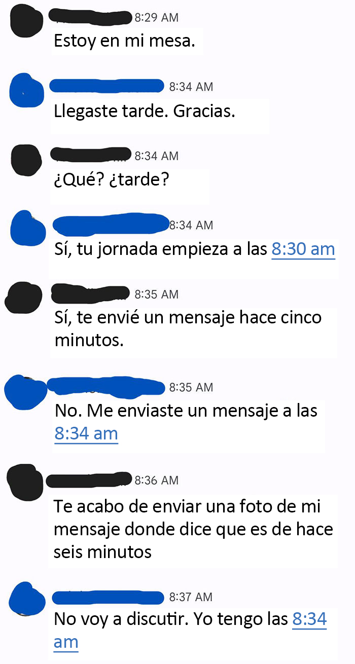 Observad las marcas de tiempo. ¿Alguna sugerencia sobre cómo hacer frente a esta injusticia escandalosa?