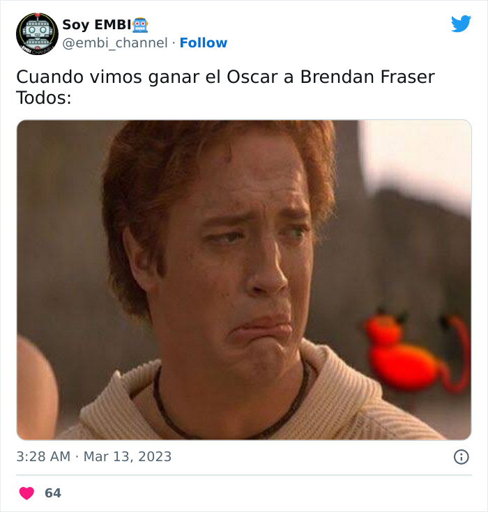 Memes Reacciones Brendan Fraser