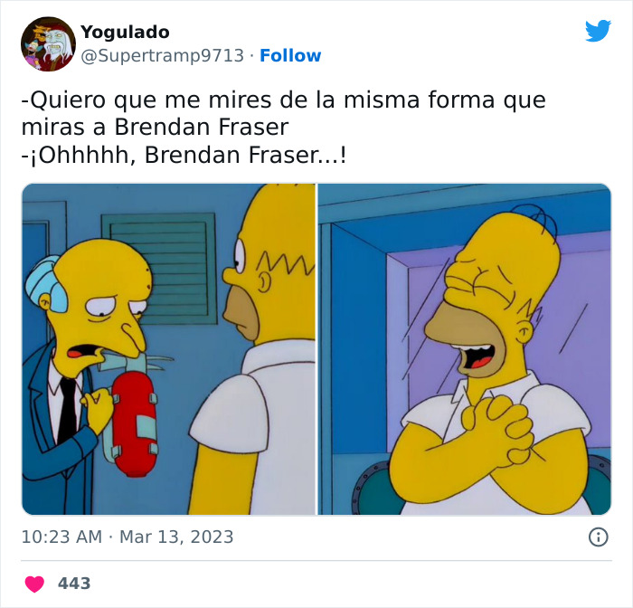 Memes Reacciones Brendan Fraser