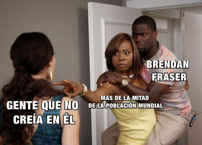 Memes Reacciones Brendan Fraser