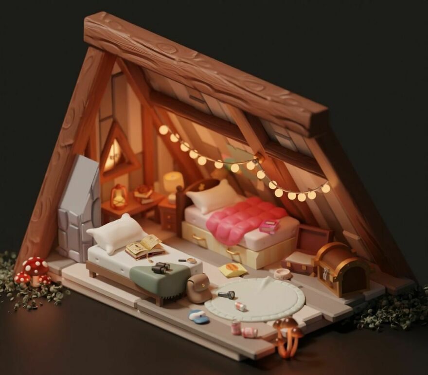 Dormitorio De Dipper Y Mabel (Gravity Falls)