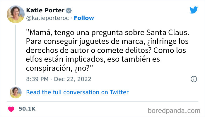 Una pregunta totalmente real sobre Santa