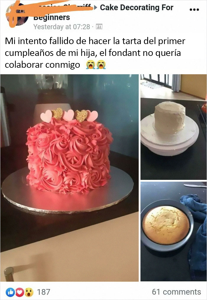 Intento "fallido" de presumir de fondant ante los principiantes