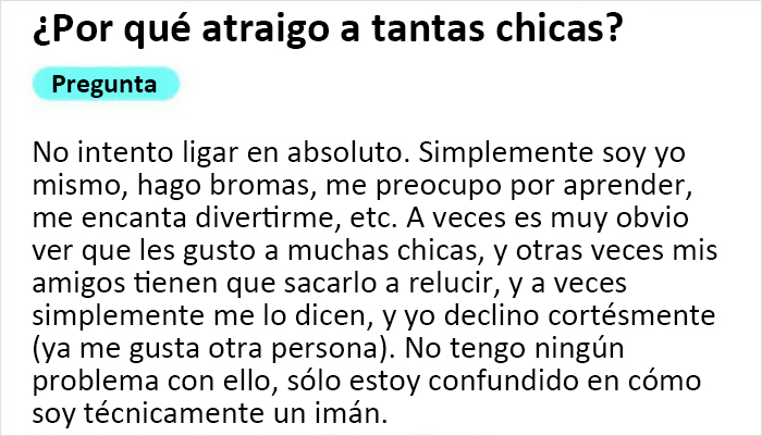 Reddit ¿Puedes decirme por qué estoy tan bueno y soy tan irresistible?