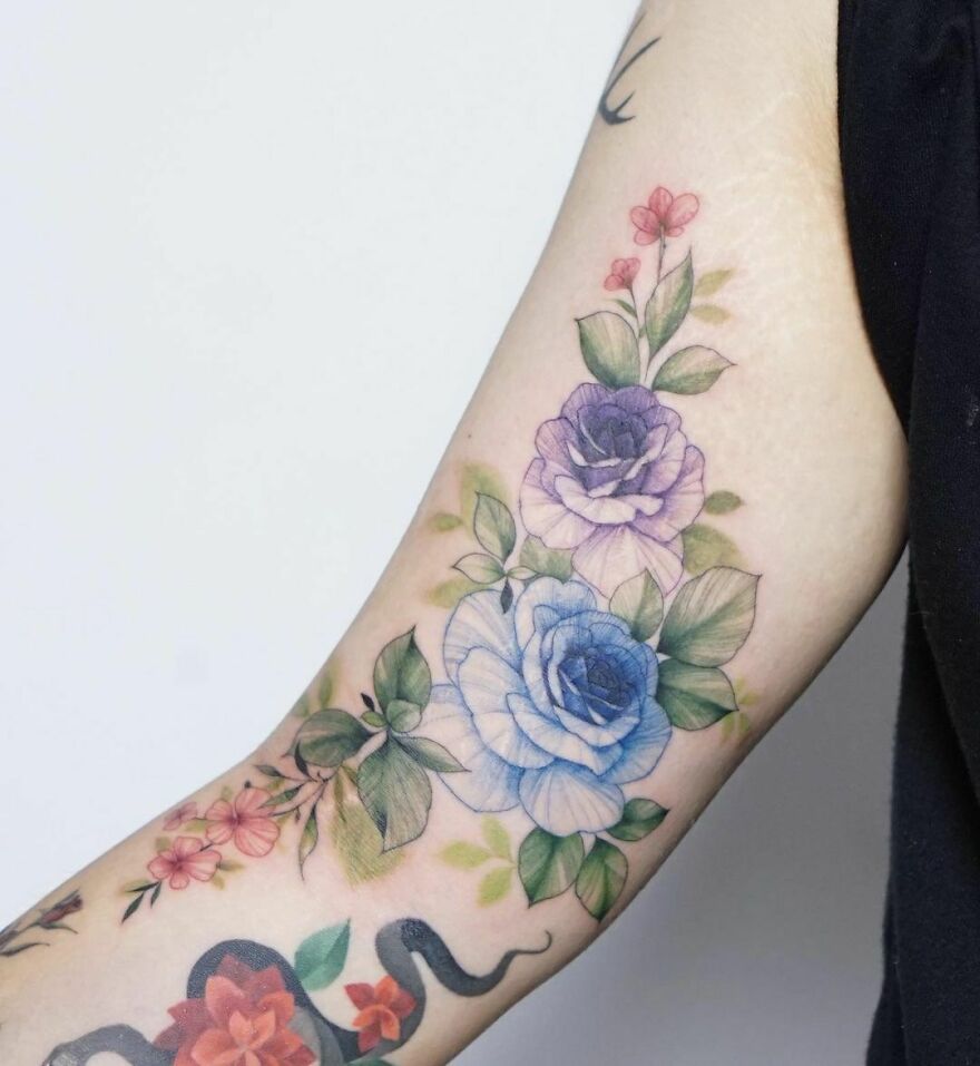 Tatuajes Florales