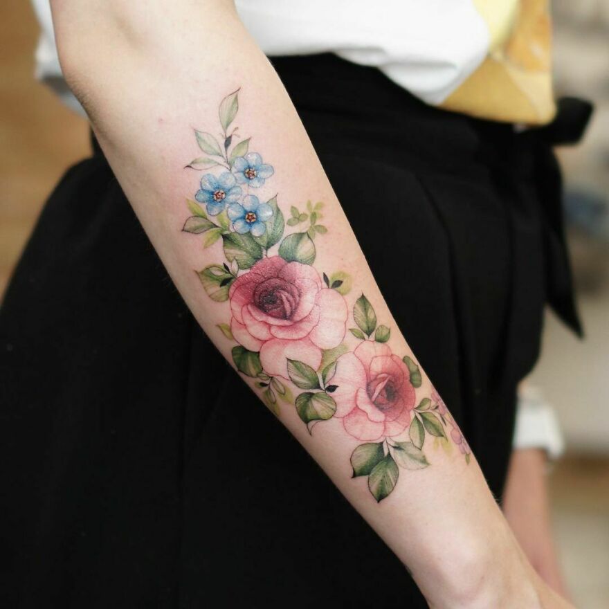 Tatuajes Florales