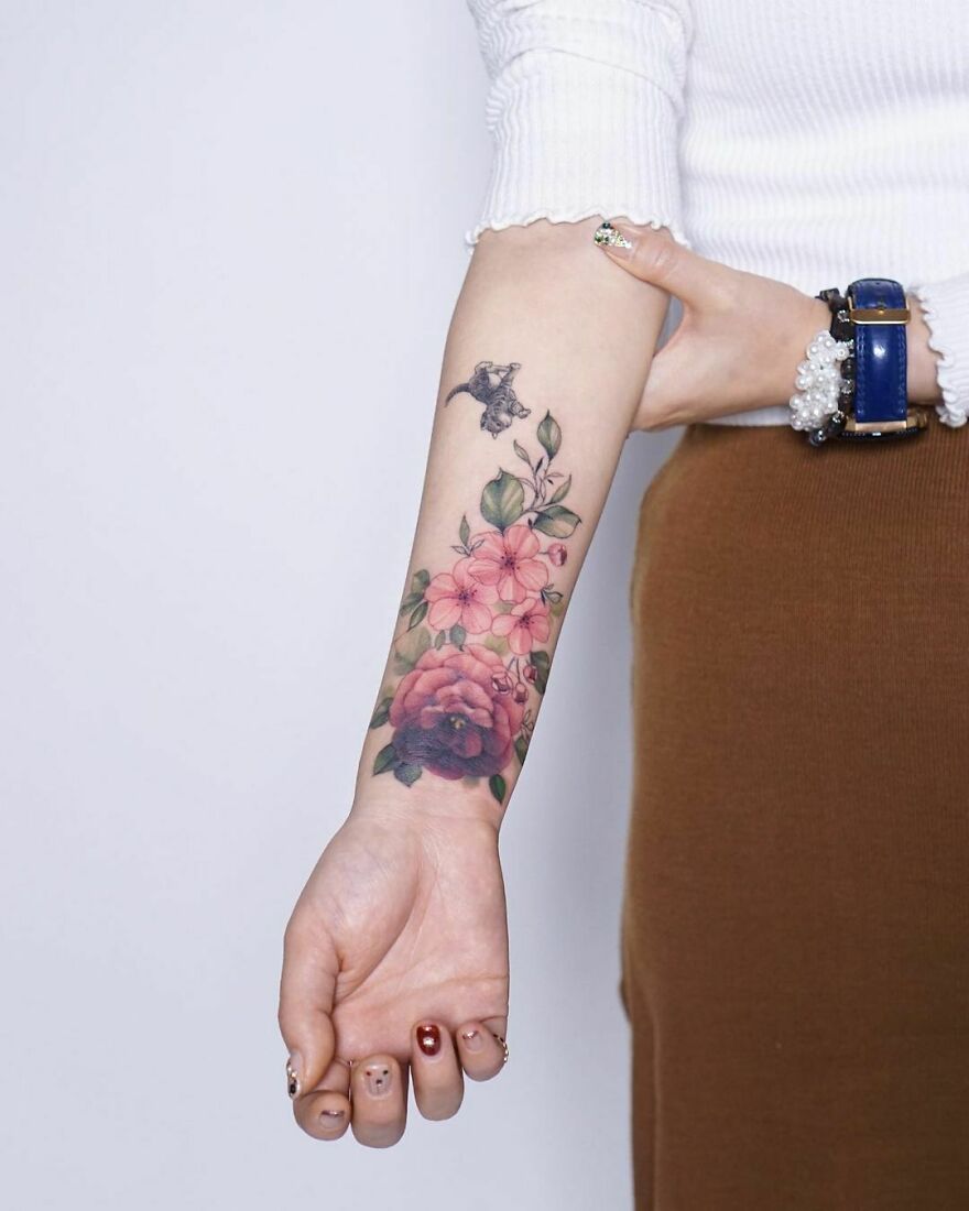 Tatuajes Florales