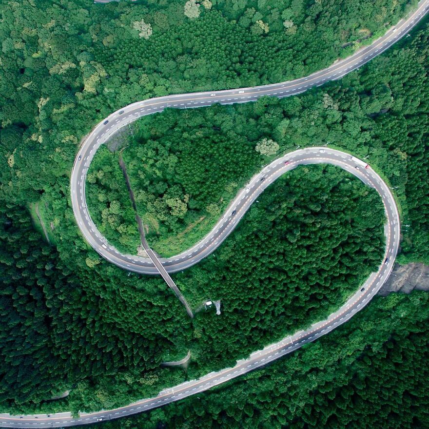 La Colorida Naturaleza De Japón Desde El Aire: 30 Fotos Con Dron