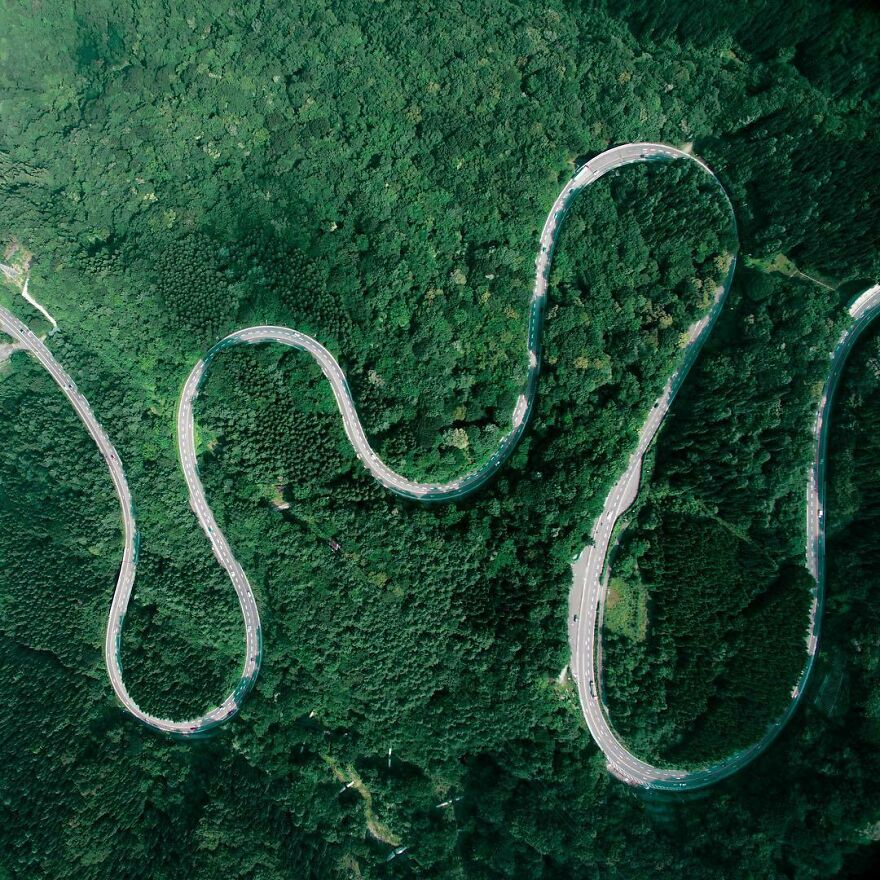 La Colorida Naturaleza De Japón Desde El Aire: 30 Fotos Con Dron