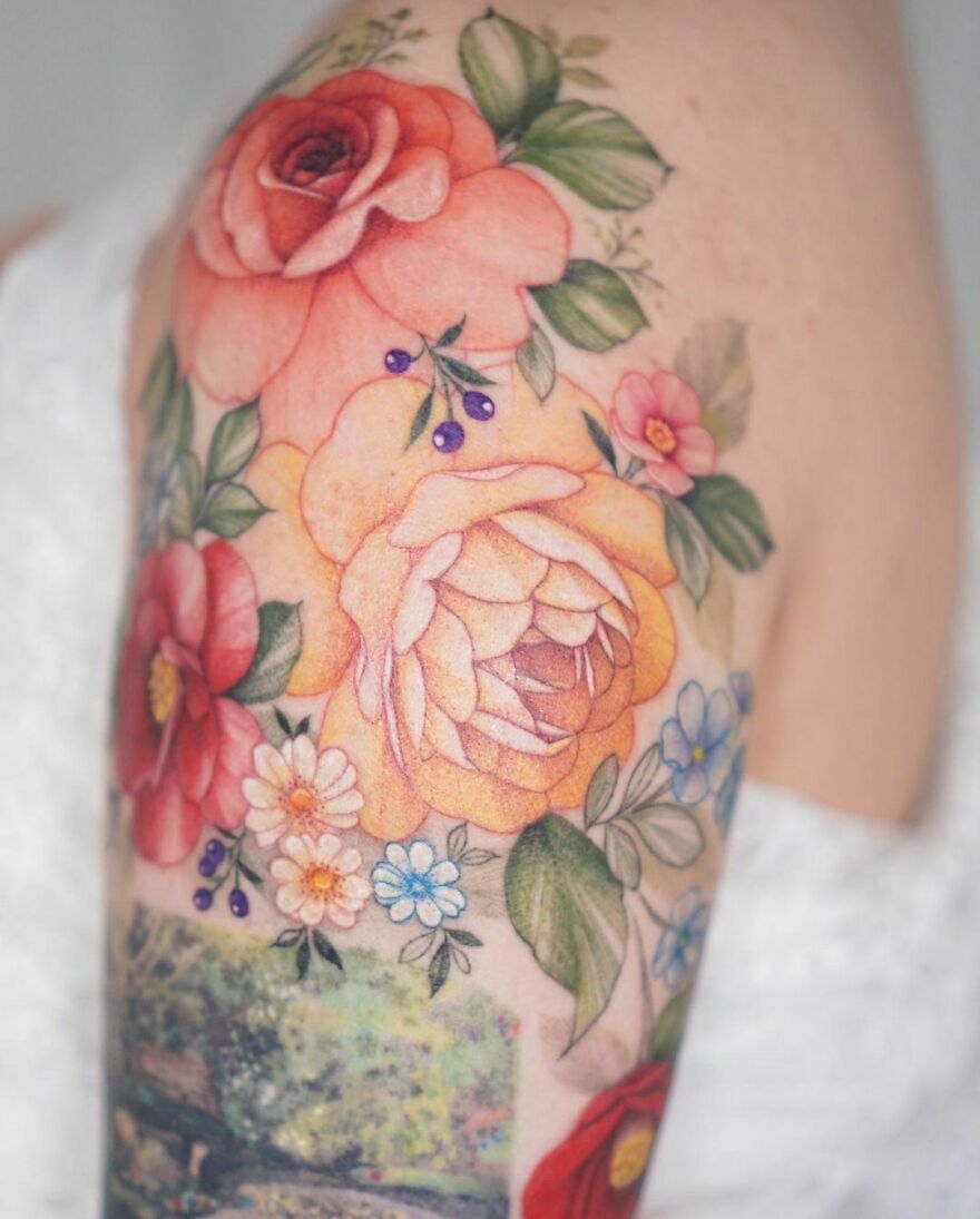 Tatuajes Florales