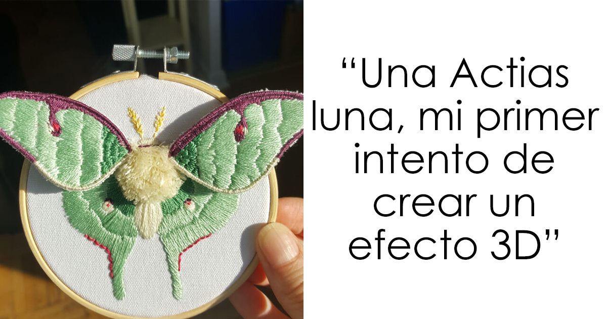 35 Personas creativas y talentosas comparten sus creaciones en bordados