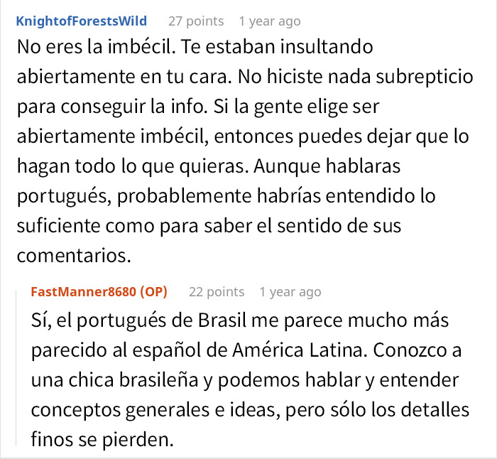 Unos trabajadores mexicanos asumen erróneamente que su nueva compañera no entiende español y empiezan a hablar mal de ella