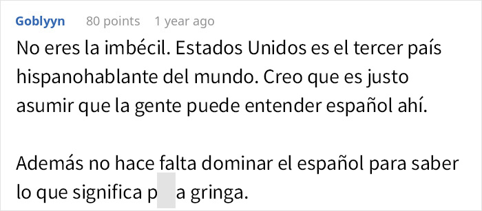 Unos trabajadores mexicanos asumen erróneamente que su nueva compañera no entiende español y empiezan a hablar mal de ella