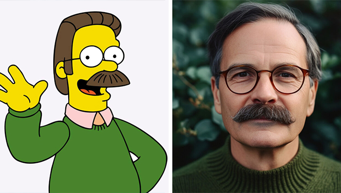 19 Personajes de los Simpsons generados por IA para que parezcan del mundo real