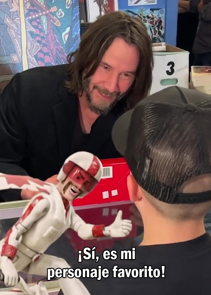 La leyenda de Keanu Reeves sigue creciendo tras un tierno encuentro con un fan de 9 años