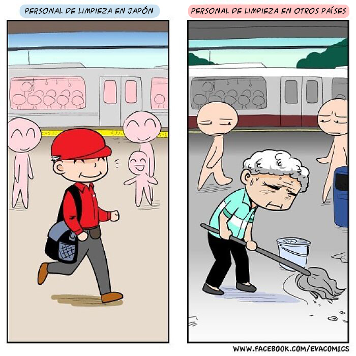 35 Everyday Things That Differ From Japan Vs. Other Countries As Portrayed By This Comic Artist