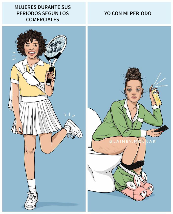 21 Illustrations By Lainey Molnar That Challenge Societal Norms Surrounding Femininity, Body Image, And More (New Pics)