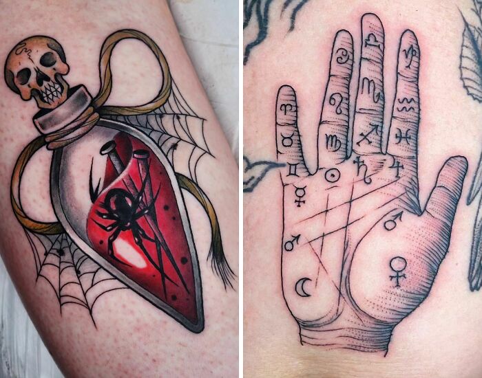 30 Tatuajes muy simbólicos para sentirse brujita todo el año