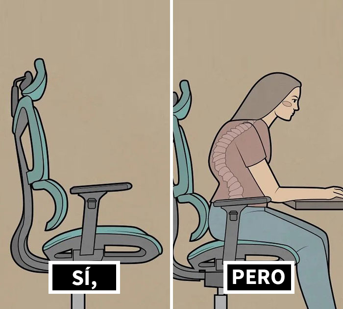 Este ilustrador revela contradicciones de la sociedad con sus cómics irónicos «Sí, pero…»