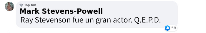 La gente en Internet expresa sus condolencias por la muerte del querido actor Ray Stevenson, fallecido a los 58 a