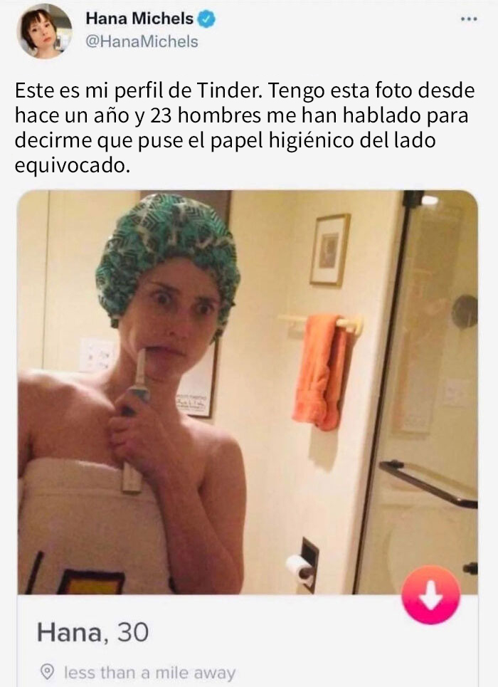 “Sabes que está mal puesto, ¿no?” 