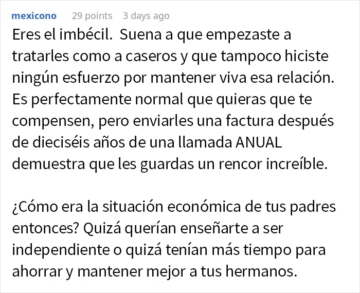 Tras 16 años, este hijo ofrece "vender" su perdón a sus padres por haberle "echado" de casa a los 18