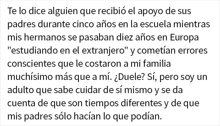 Tras 16 años, este hijo ofrece "vender" su perdón a sus padres por haberle "echado" de casa a los 18