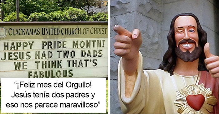Esta iglesia se vuelve viral por su actitud receptiva y sus carteles épicos (20 fotos nuevas)