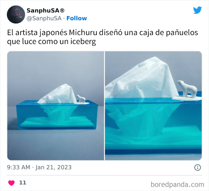 Esta caja de pañuelos