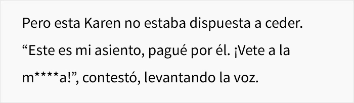 Esta Karen intentó quitarle el asiento de avión a un hombre y armó un escándalo cuando él quiso recuperarlo