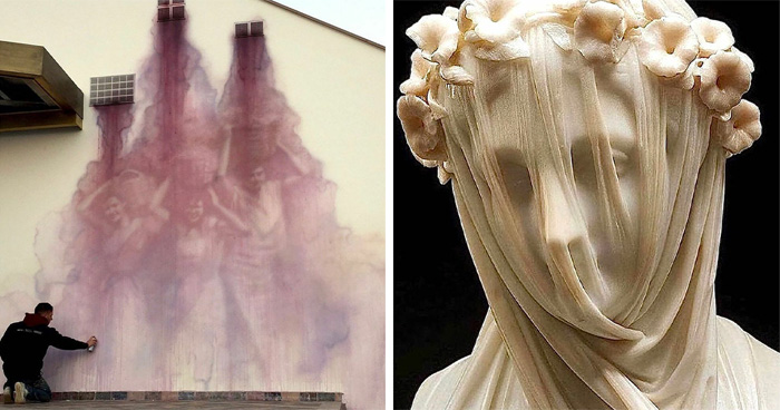 30 Fotos de arte accidental e intencionado compartidas en «Lost Found Art»