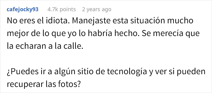 Este hombre echó a su novia de casa después de que ella borrara las fotos de su difunta esposa