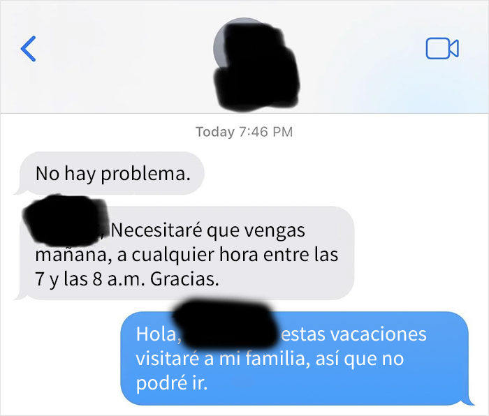 Este jefe intentó manipular a su empleado para que trabajara durante su día libre y fue muy criticado en redes