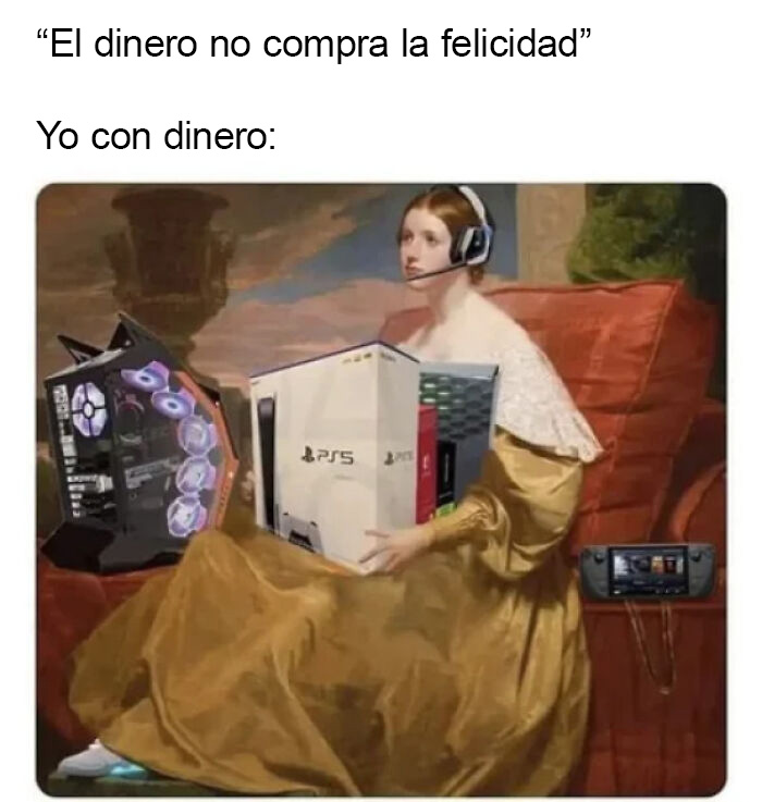 Te da felicidad