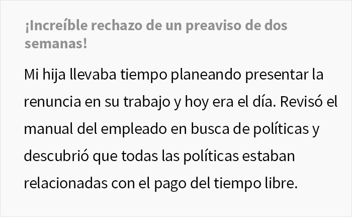 Esta empleada acalla la curiosidad de su jefe sobre su anormal carga de trabajo después de que éste la despidiera en el acto