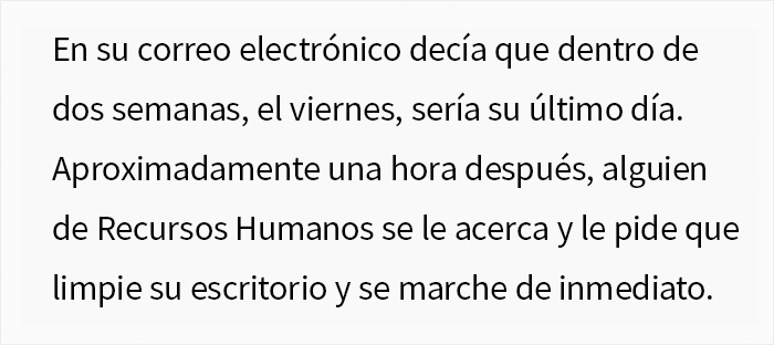 Esta empleada acalla la curiosidad de su jefe sobre su anormal carga de trabajo después de que éste la despidiera en el acto