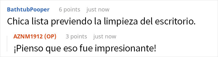 Esta empleada acalla la curiosidad de su jefe sobre su anormal carga de trabajo después de que éste la despidiera en el acto